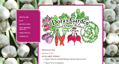 Desktop Screenshot of dorasgarden.com